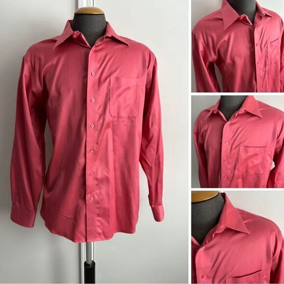 Pink Dress Shirt, Button-up, Murano - Picture 1 of 8